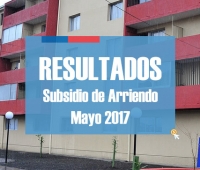Subsidio de Arriendo 2017: Resultados mes de Mayo